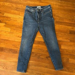 Madewell skinny jeans medium wash